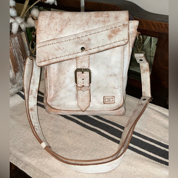 Bed Stu Handbags - Bed Stu Leather AINHOA Crossbody Bag LTC Nectar Lux Retail $255